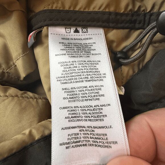 Filson Men's Primaloft Long Sleeve Lined Quilted Pack Jacket Dark‎ Green Medium - Picture 9 of 15